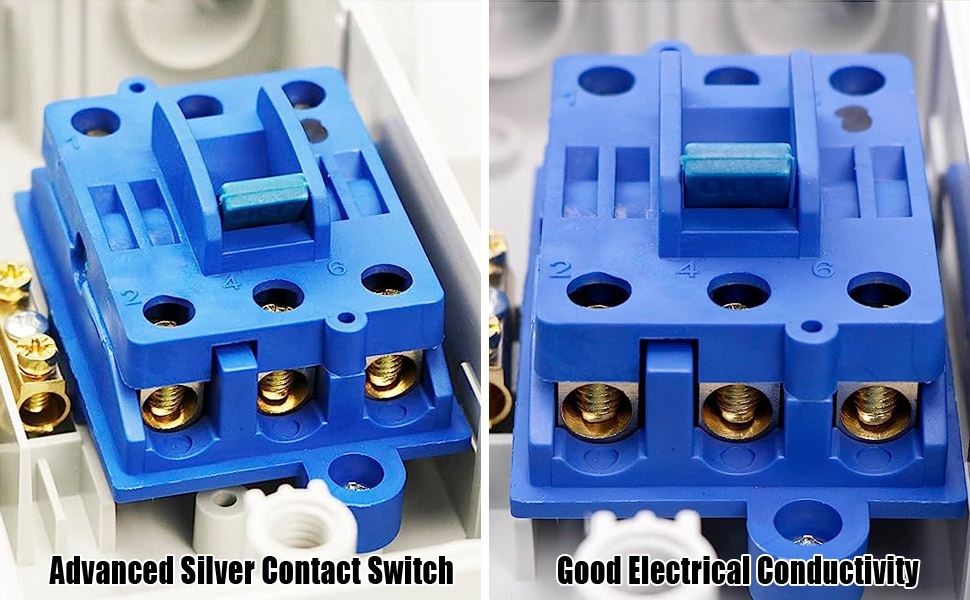 Enclosed Motor Disconnect Switch 20A 440V 3 Pole, IP65