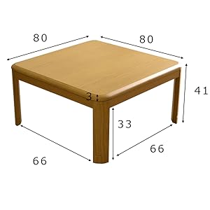 Amazon.co.jp : こたつ テーブル 正方形 家具調 木製 こたつ台