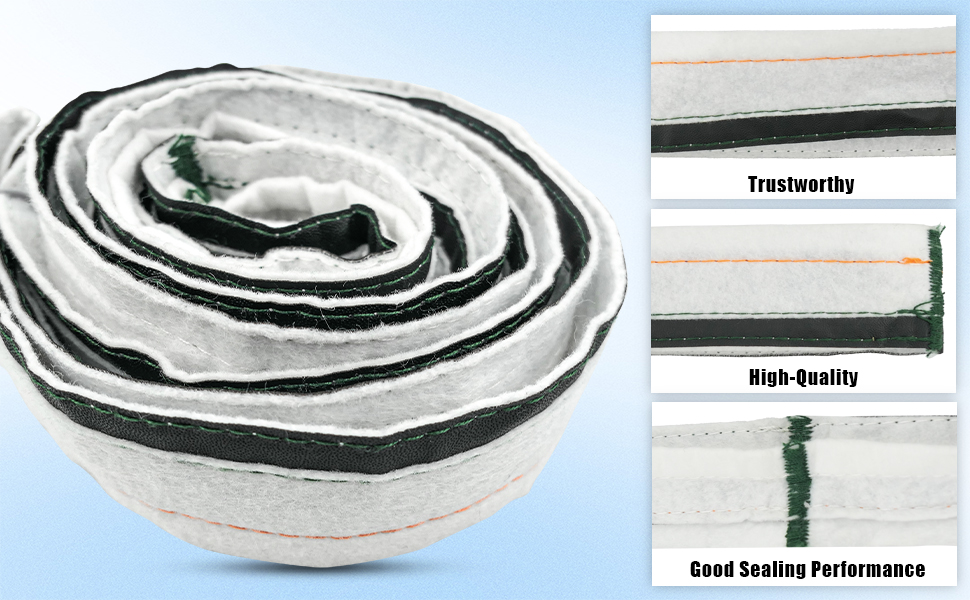 Replace W10612022 Dryer Rear Drum Seal Felt Fit for