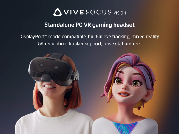 Amazon.com: HTC Vive Focus Vision with Facial Tracker — Mixed