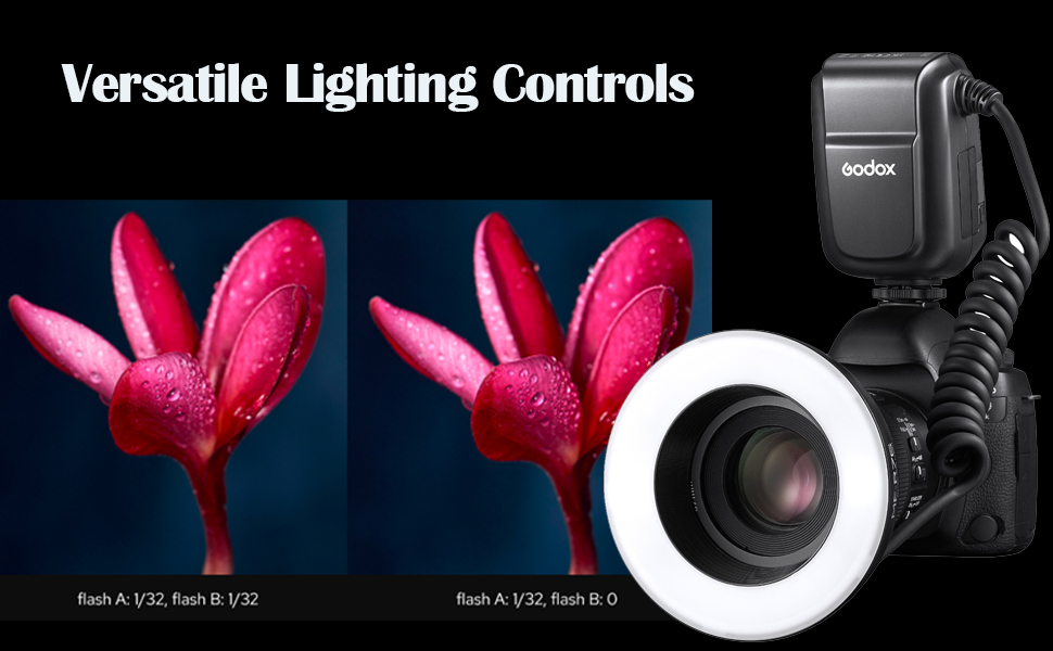 GODOX MFR76 Macro LED Ring Flash Speedlite 76Ws 660 FullPower Flashes