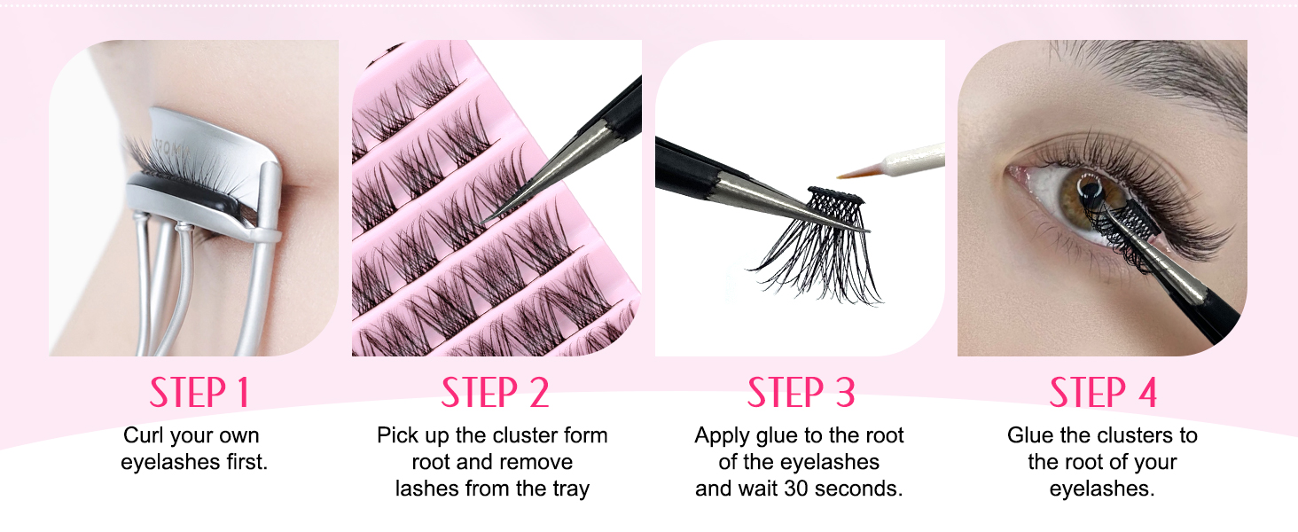 cluster eyelashes extension cluster lashes wispy eyelashes cluster lashes cluster c curl