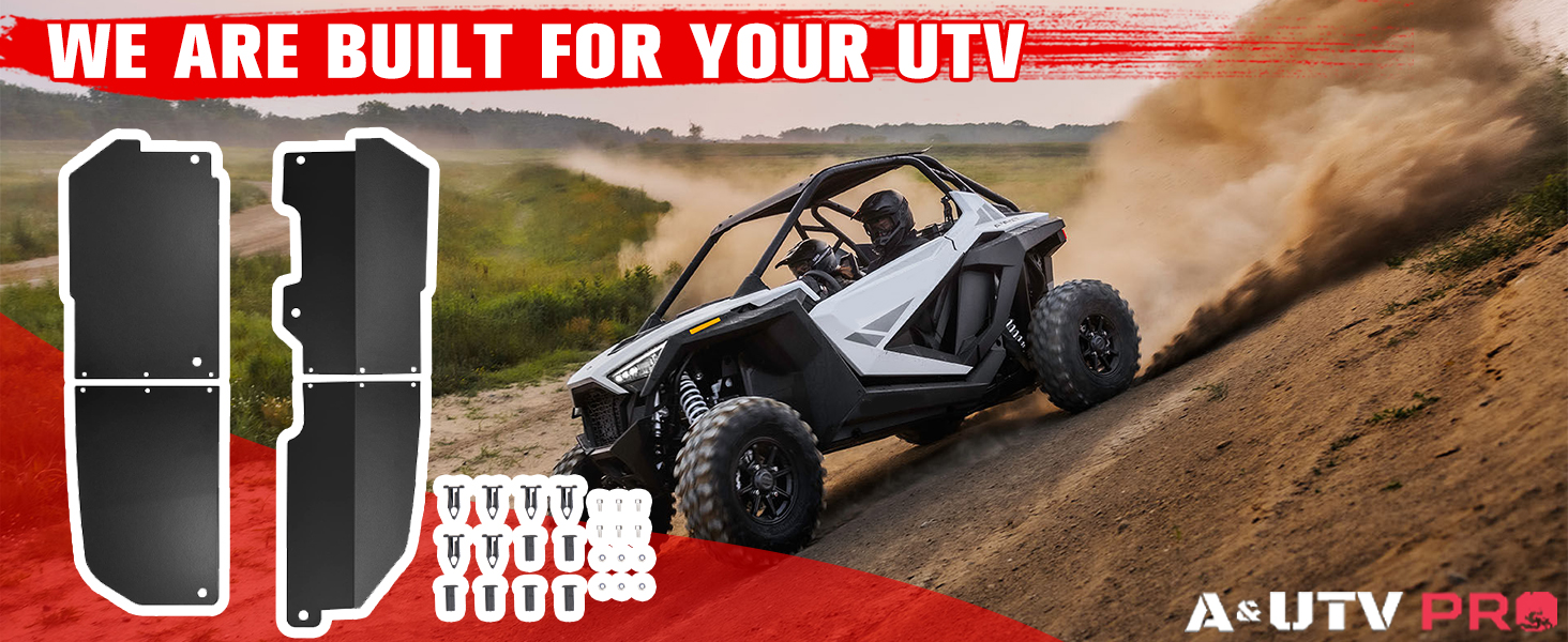 Rear Wheel Well Block Offs for Polaris RZR PRO R/PRO