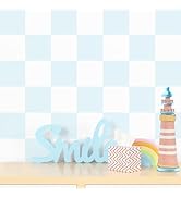 STICKEEP Blue White Checkered Wallpaper Modern Peel and Stick Mosaic Geometric Wallpaper Self Adh...