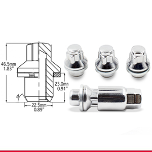 Amazon.com: Wheel Accessories Parts Set of 4 12x1.5 Wheel