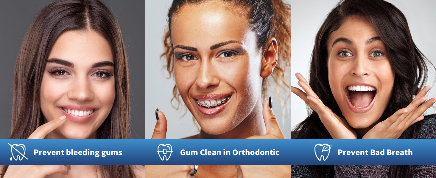 Electric Toothbrush with Water Flosser for Home Use