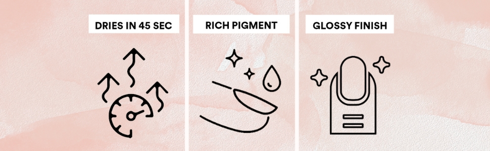 Nail polish paint set box combo glossy long lasting high shine 12 lacquer nail art trendy colors