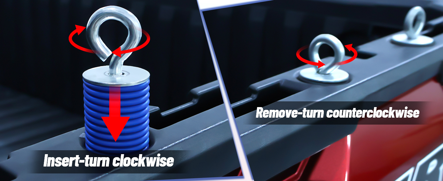 StarknightMT Ranger Tie Down Anchors,UTV Lock and Ride 2