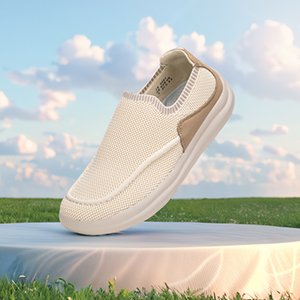 beige womens walking shoes