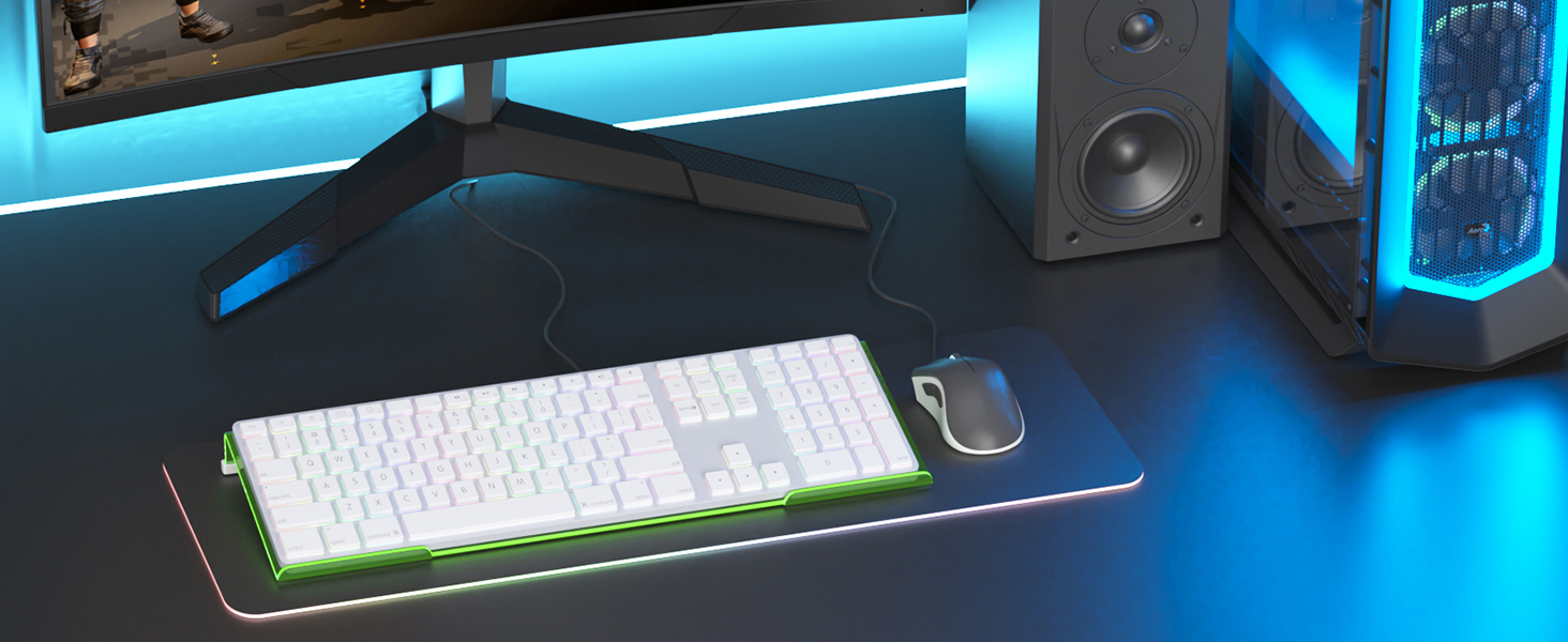 Acrylic Tilted Computer Keyboard Holder