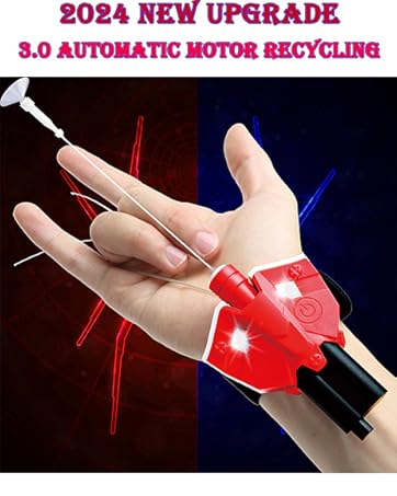 spider web shooters 3.0 for kids 8-12 spider web shooters for adults silly string web shooter toy