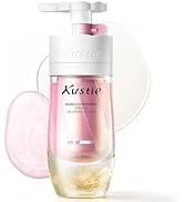 Kustie Cherry Blossom Dual-Chamber Shampoo – Oil Control & Volumizing 2-in-1 Cleanser with Real S...