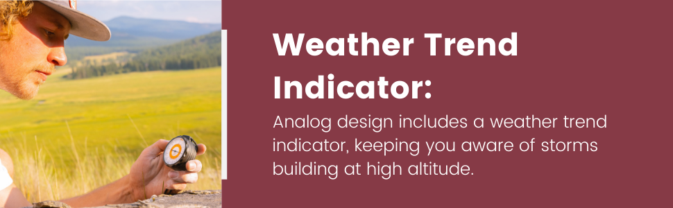 Ascent Altimeter Altimeters Barometer with Aluminum Housing weather indicator