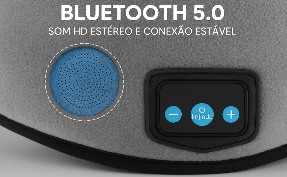 Máscara para dormir tapa olhos; Máscara para dormir com bluetooth; Mascara para dormir com som;