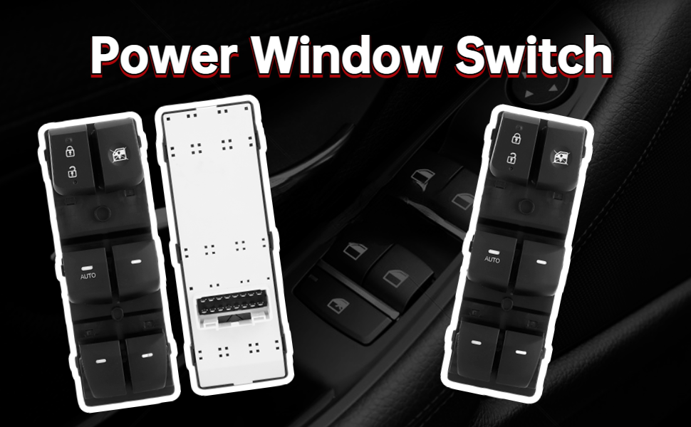 Window Switch,Front Left Power Master Window Switch 93570