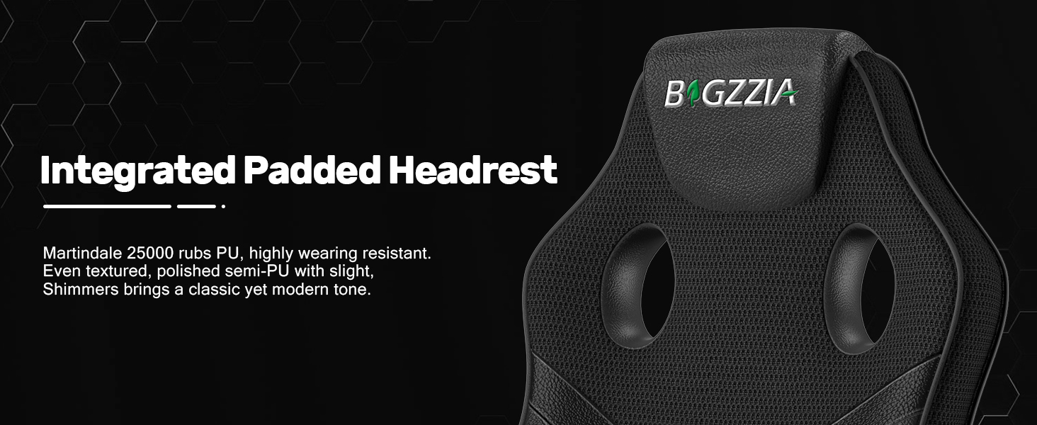 bigzzia Gaming Chair Ergonomic Office Chair PU Leather Computer Chair