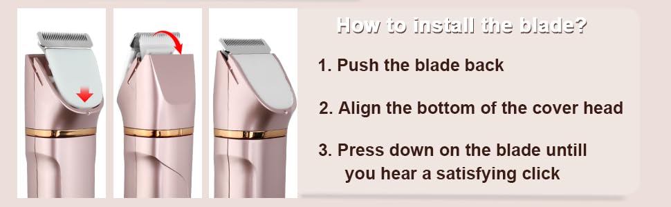 Install the blade