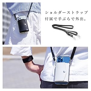 モンちゃんページ　スマホポーチとミニ財布 PIXYPARTY mochamocha スマホショルダー 男女兼用 スマホポーチ