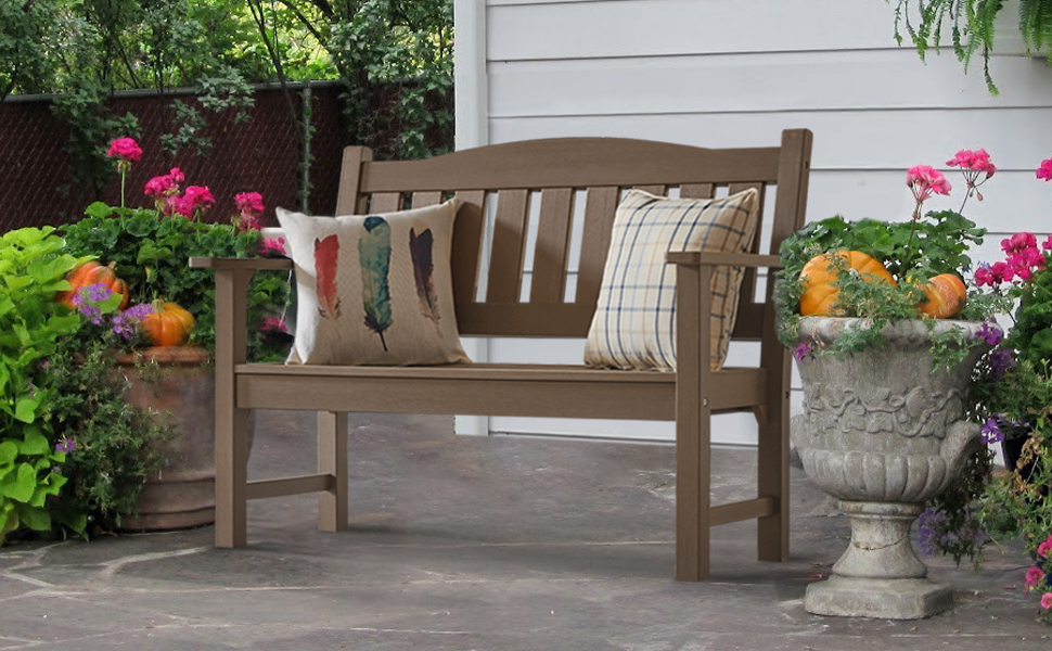 outdoor bench