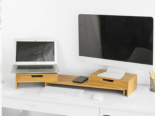 Amazon.co.jp: SoBuy モニター台 モニタースタンド パソコン台