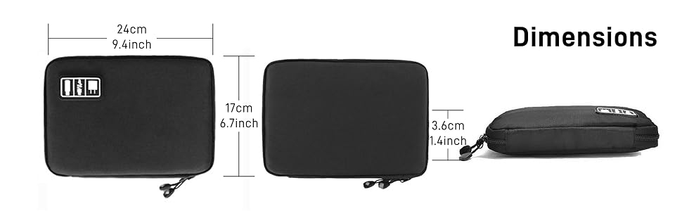 Electronics Accessories Organizer Bag, Cable Organiser Bag, Cable Storage, Gadget Bag