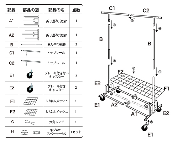 パイプハンガーラック 耐荷重217kg 大容量 幅130~190cm Amazon｜SPECILITE パイプハンガーラック 耐荷重217kg 大容量 幅