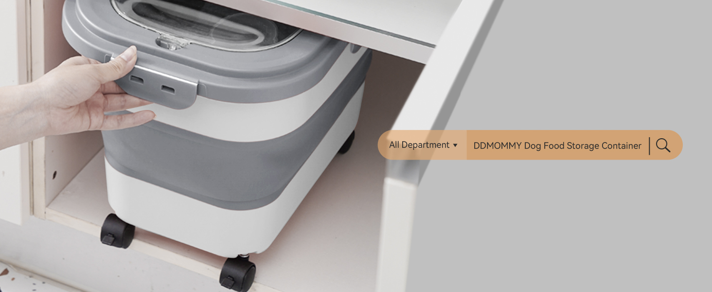 DDMOMMY dog food storage container