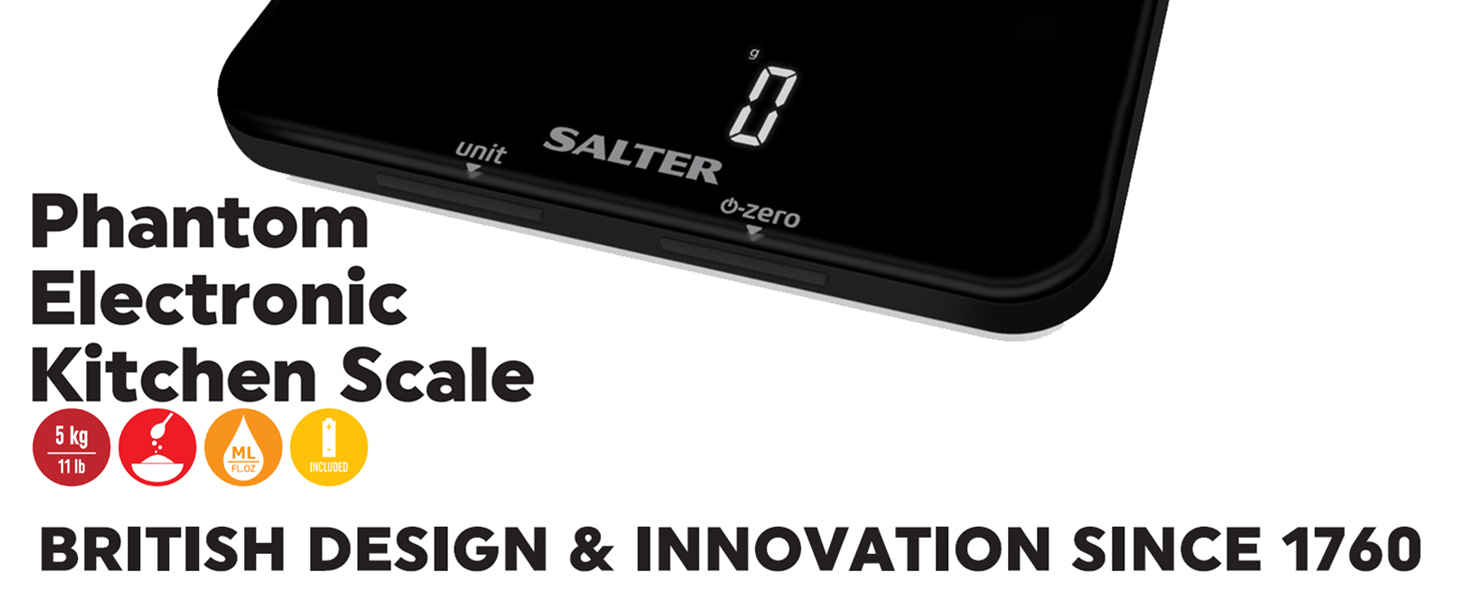 1180 BKDR Salter Phantom Kitchen Scale