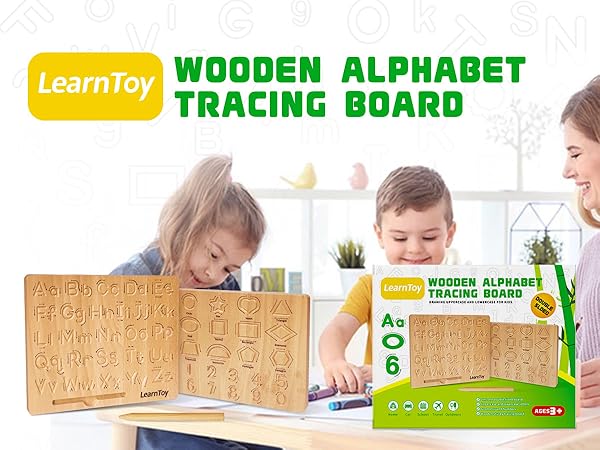 Montessori Wooden Alphabet Tracing Board
