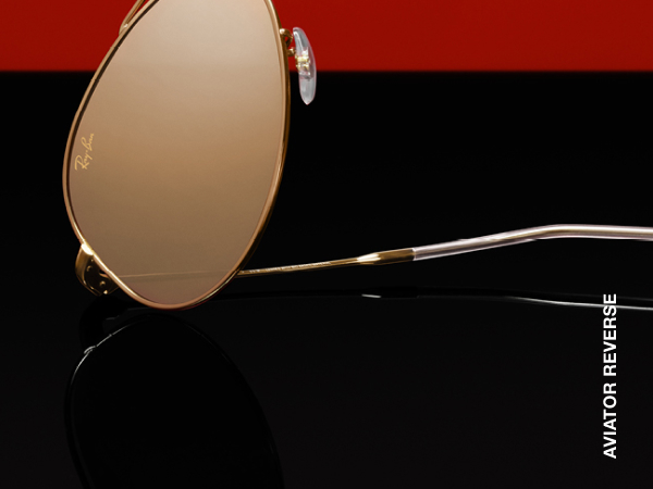 Amazon.com: Ray-Ban RBR0101S Aviator Reverse Sunglasses