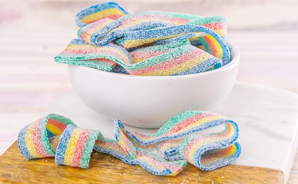 Amazon.com : Variety Color Sour Gummy Belts (Watermelon, 2
