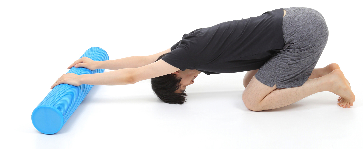 フォームローラーでストレッチ