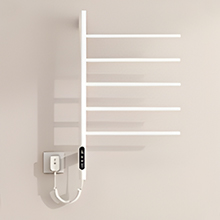 Electric Heated Towel Warmer Rack, Swivel Wall Mounted Electric Towel Warmer Rack