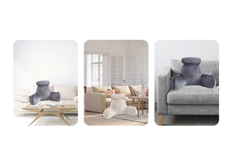 TopJee Extra Large Reading Pillow for Bed Bed Pillow with