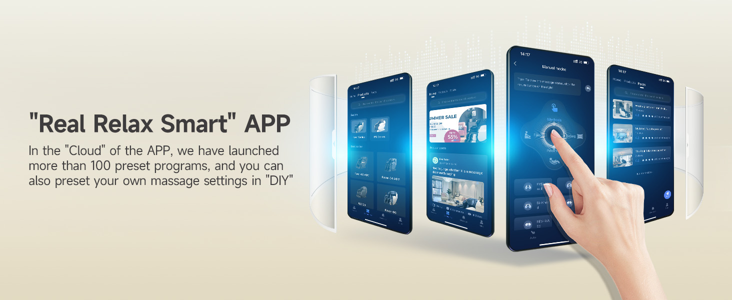 Massage chair APP control