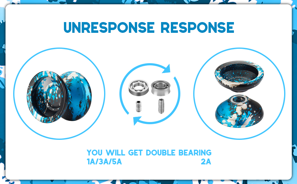 Hksod Unresponsive Yoyo for Professional Advanced Players