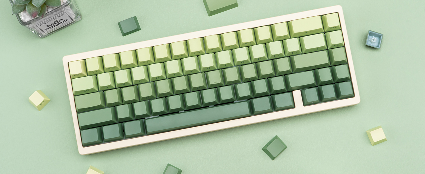 Lime Green Keycaps