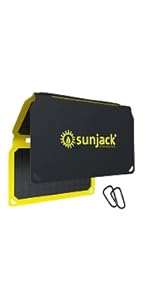 SunJack 25 Watt Foldable Solar Panel