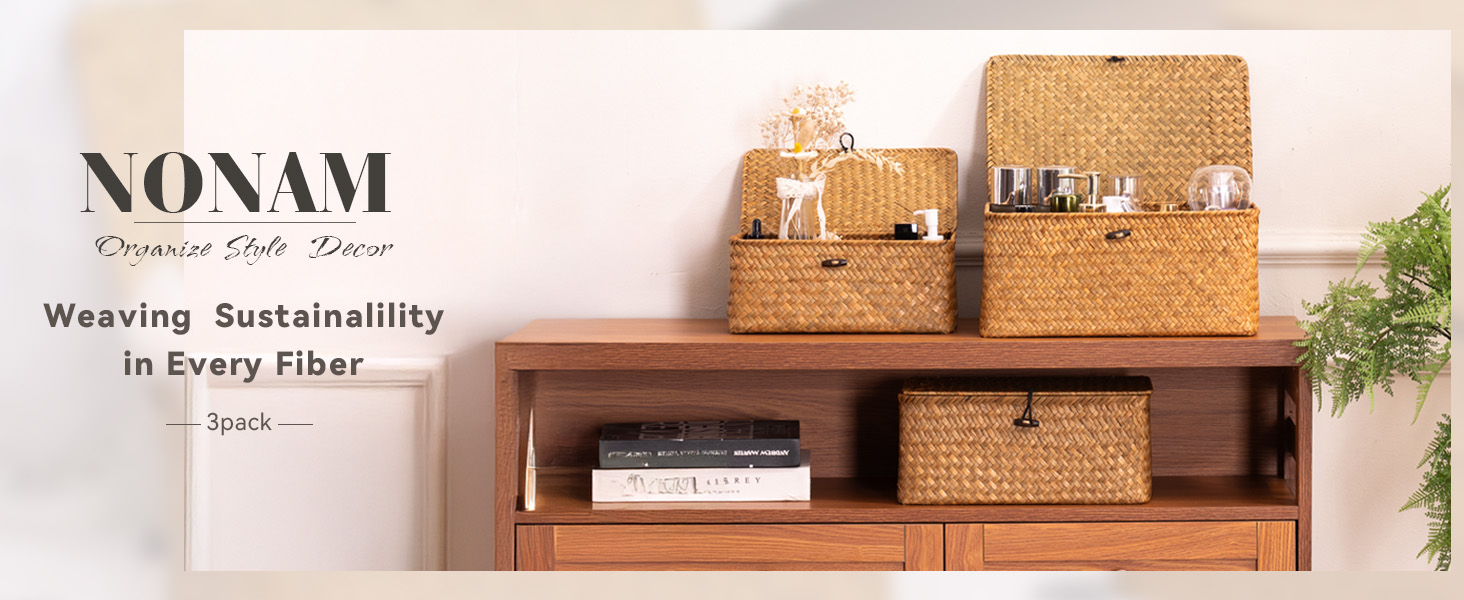 Rectangular Household Storage with lid
