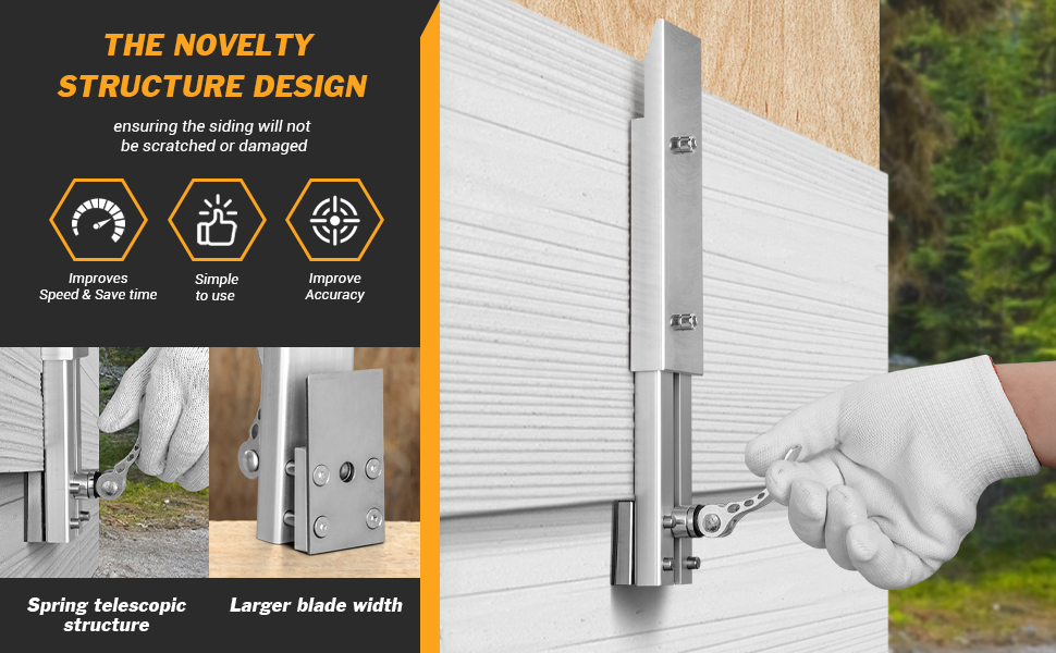 Adjustable Siding Tools, Siding Gauge for 5/16"/8 mm1/2