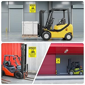 caution watch for forklift traffic sign,watch for forklift traffic sign,forklift traffic sign