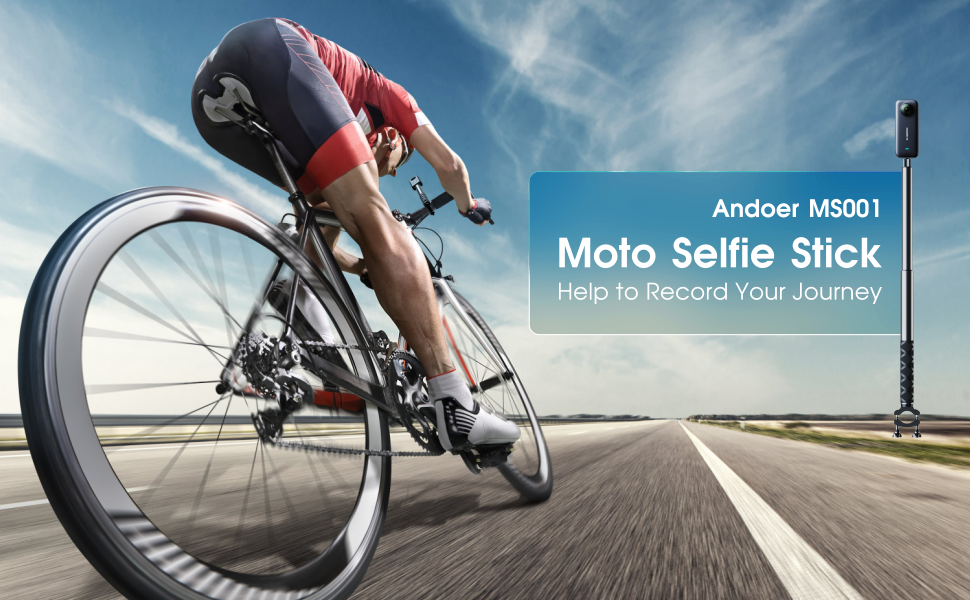 Andoer Moto Selfie Stick