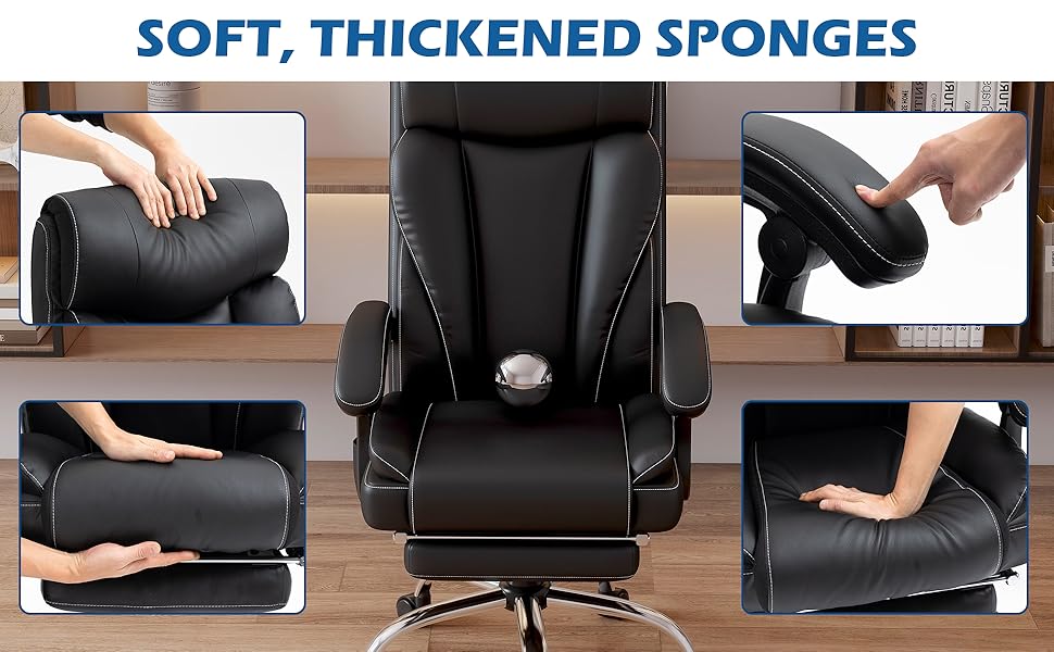 Duoku Massage Office Chair Big and Tall Desk Chairs with