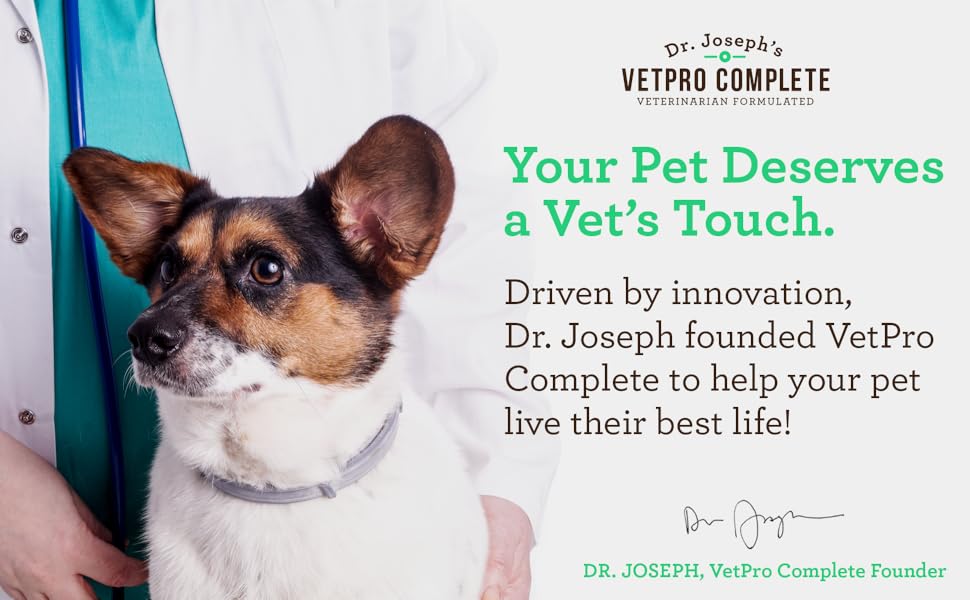 Dr. Joseph’s VetPro Advanced Dog Dental Wipes, 50 Count, Easy Teeth Cleaner for Dogs