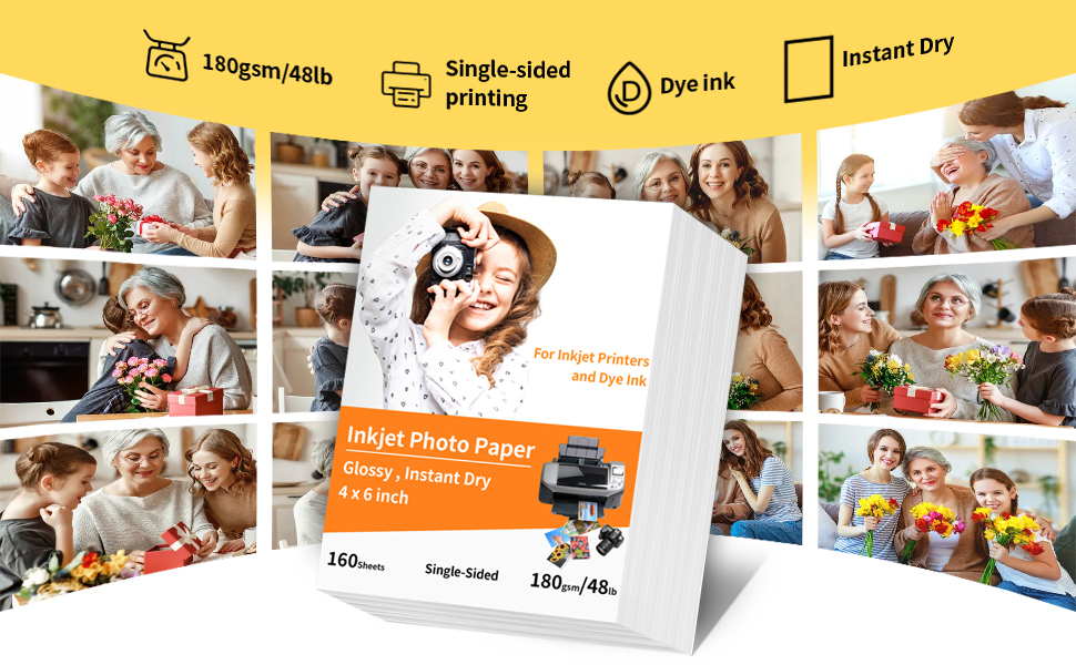 160 sheets inkjet photo paper