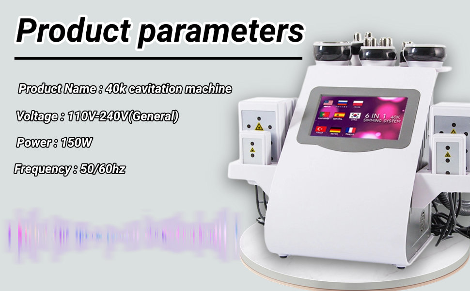 業務用　家庭用兼用　 RF SYSTEM Cavistar1000 40kHz Cavitation Machine for Body Fat Removal 40K, Spa RF