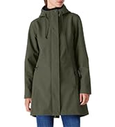 Lightweight Waterproof Fleece Lined Hooded Softshell Rain Jacket womens