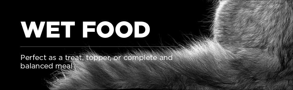 Wet Food, perfect as a treat, topper, or complete and balanced meal.