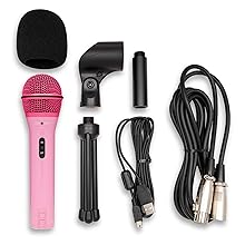 includes, windscreen, usb cable, xlr cable, tripod