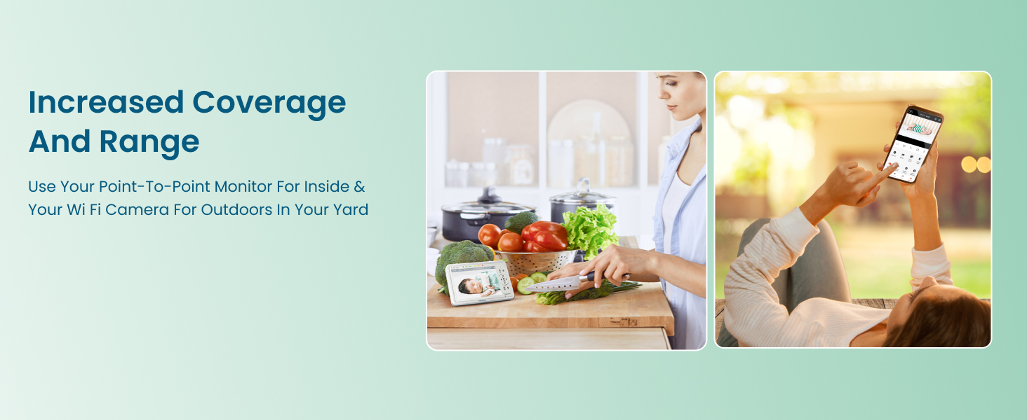 Babysense HD Video Baby Monitor Bundle Full HD 1080p WiFi